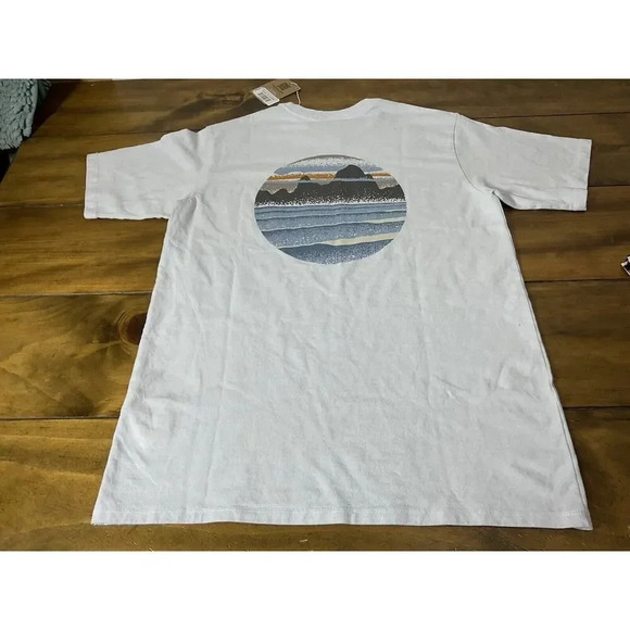 Patagonia Mens Skyline Stencil Responsibili Tee T-Shirt Size XS NWT - Picture 6 of 11